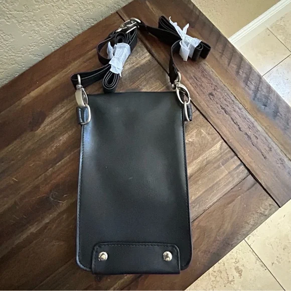 New Sensei Shears Dog Grooming 6-Shear Long Holster Black Leather Crossbody NWOT - Picture 2 of 13